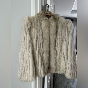 Natural Blue Fox Fur jacket